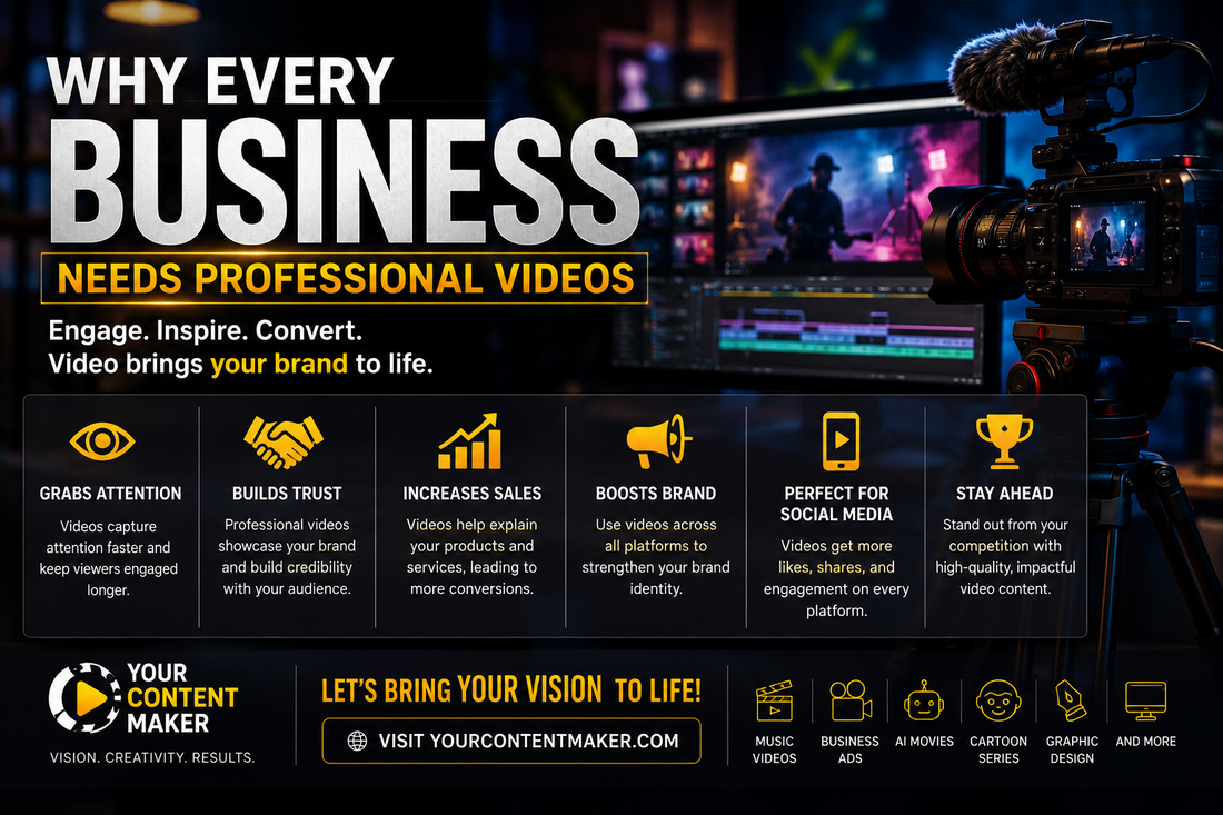 Why Every Business Needs Professional Videos