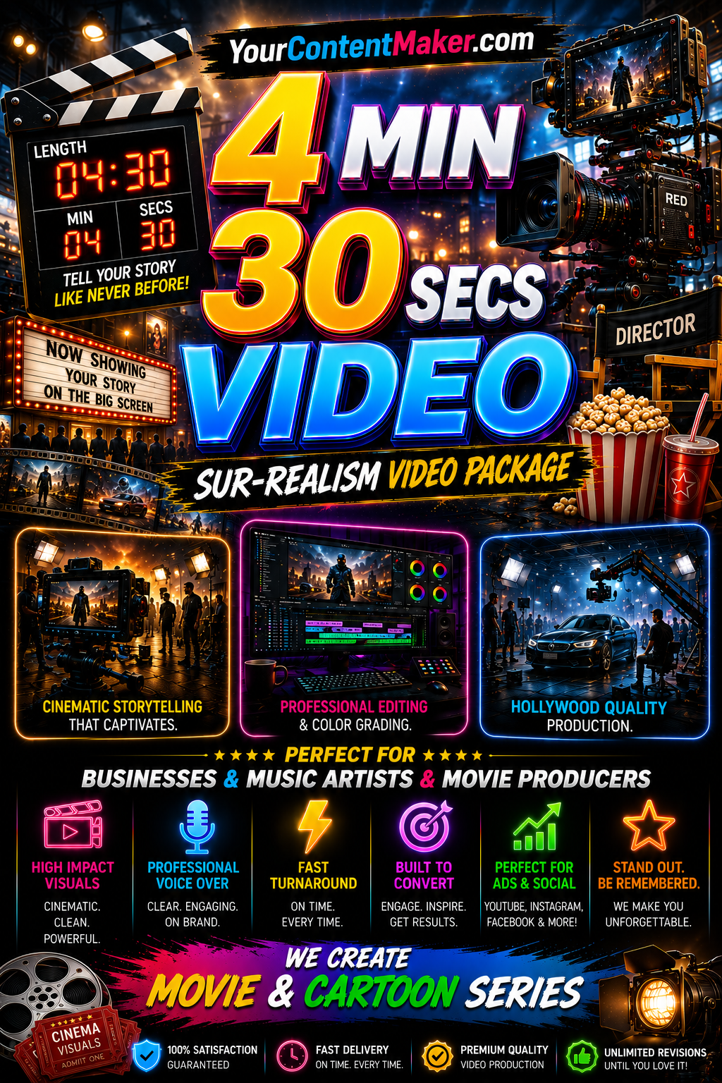 🎞 Viral Storytelling Package — 4 Min 30 Secs