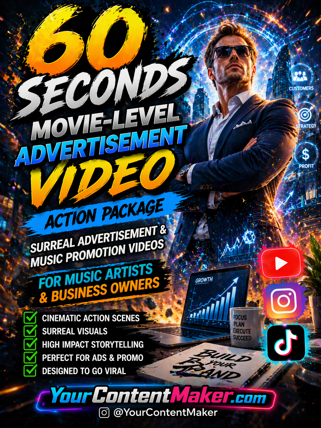 🔥 Viral Cinematic Package — 60 Seconds