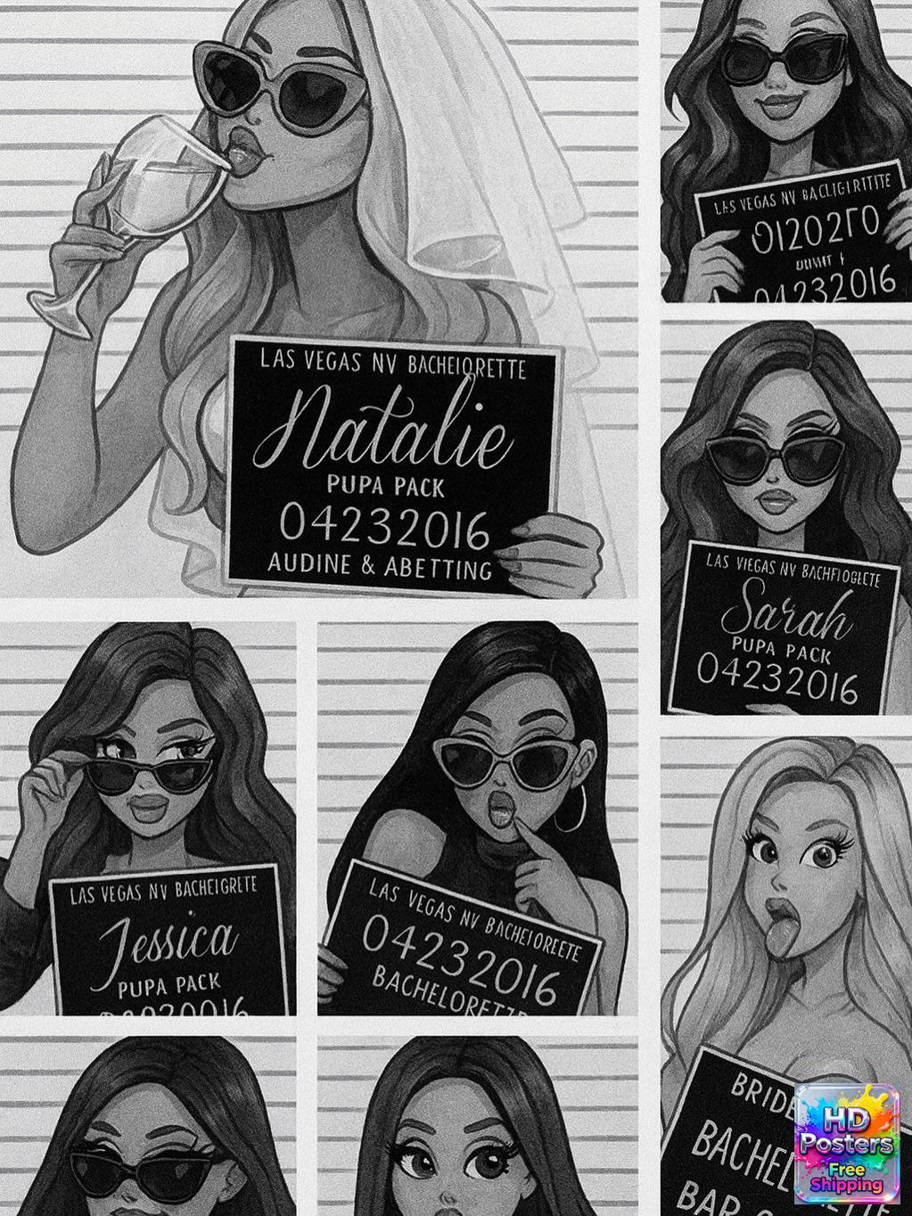 “Bad Bratz Energy” – 4K Y2K Diva Aesthetic Poster (Mulitple Selections)