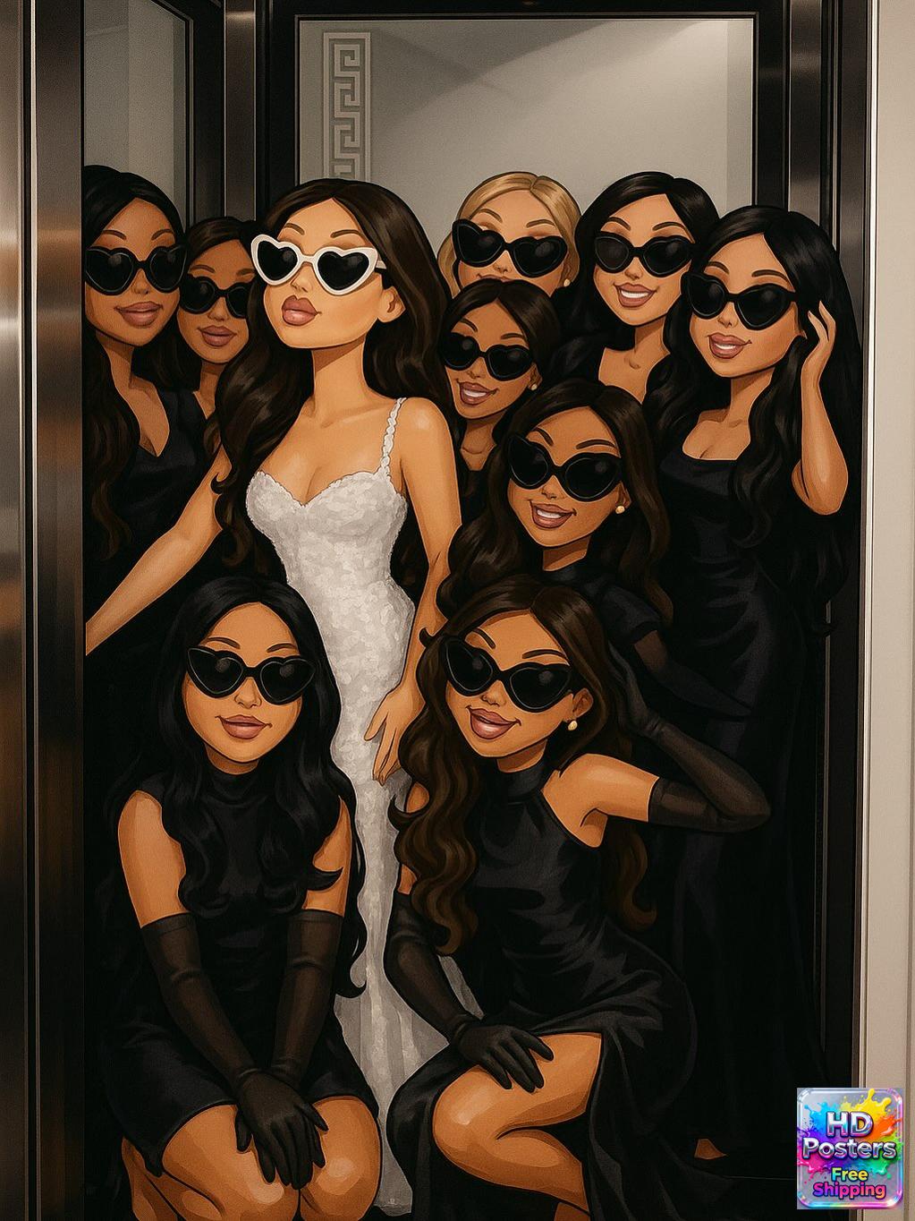 “Bad Bratz Energy” – 4K Y2K Diva Aesthetic Poster (Mulitple Selections)