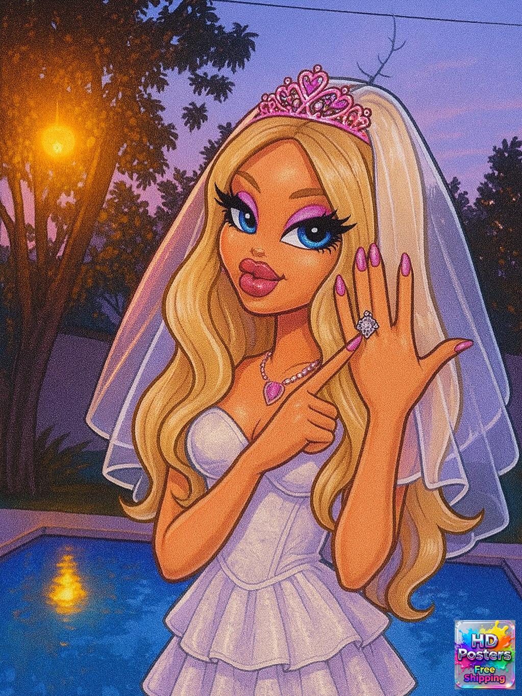 “Bad Bratz Energy” – 4K Y2K Diva Aesthetic Poster (Mulitple Selections)