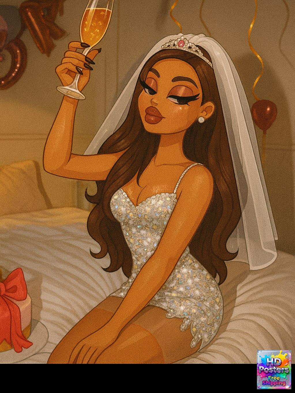 “Bad Bratz Energy” – 4K Y2K Diva Aesthetic Poster (Mulitple Selections)