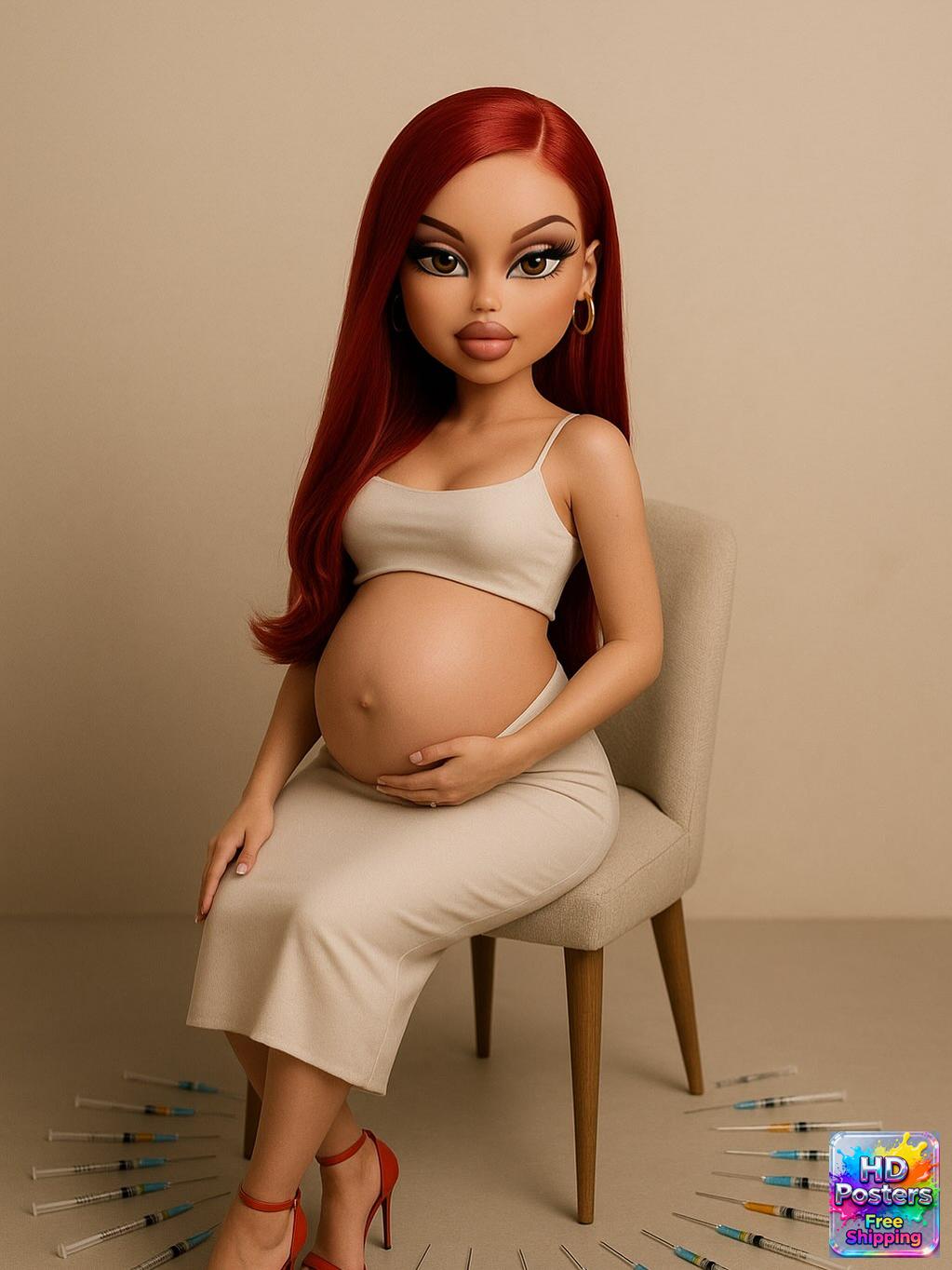 “Bad Bratz Energy” – 4K Y2K Diva Aesthetic Poster (Mulitple Selections)