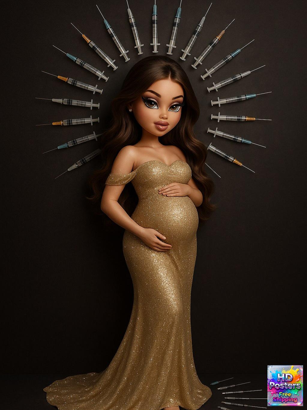 “Bad Bratz Energy” – 4K Y2K Diva Aesthetic Poster (Mulitple Selections)