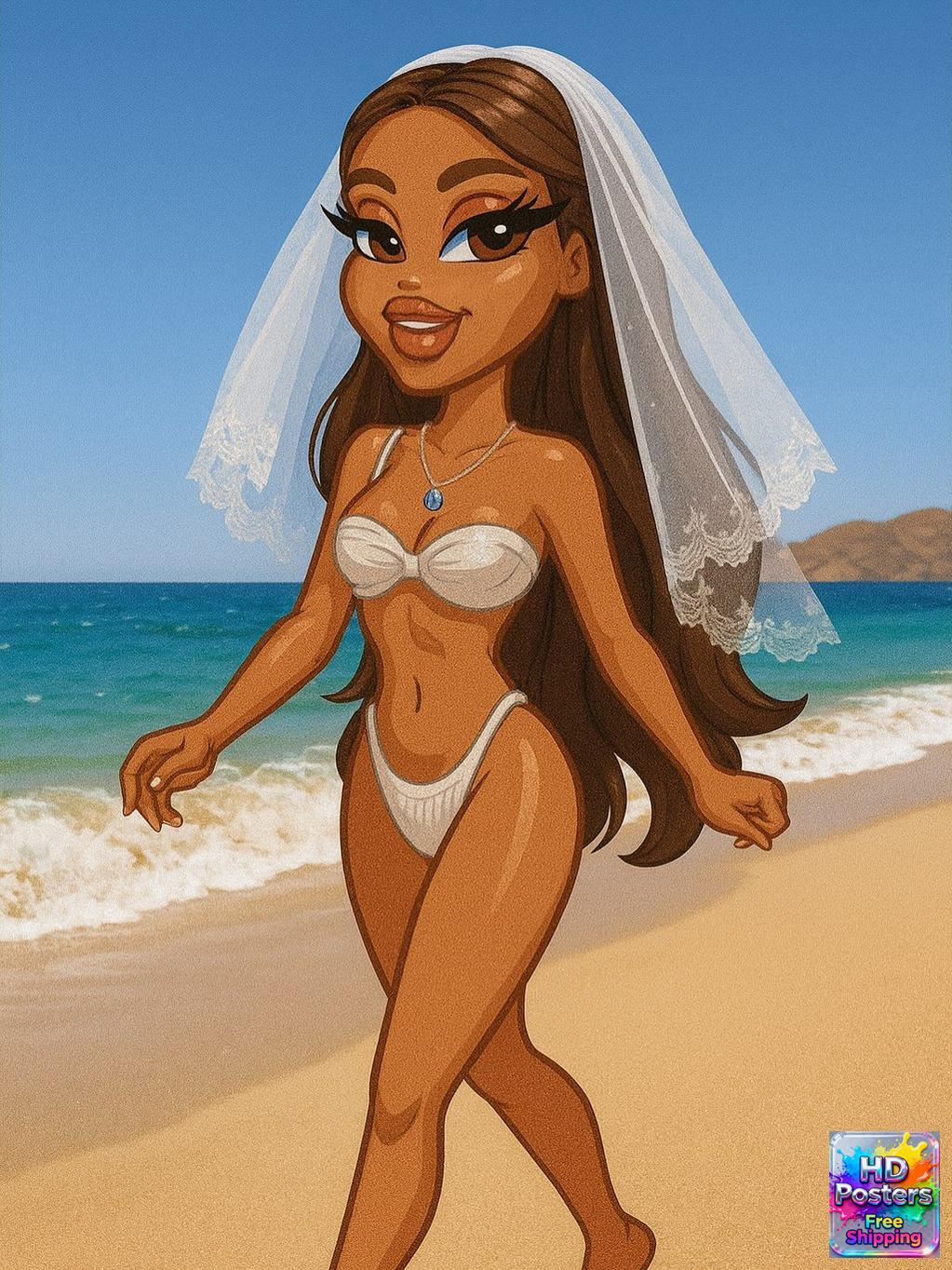 “Bad Bratz Energy” – 4K Y2K Diva Aesthetic Poster (Mulitple Selections)