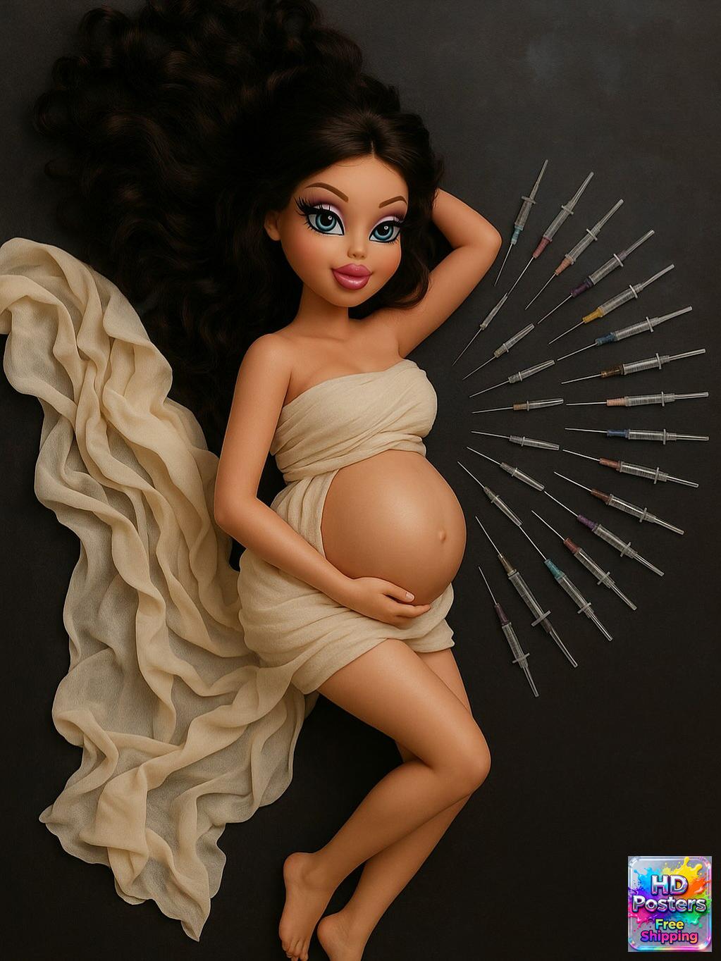 “Bad Bratz Energy” – 4K Y2K Diva Aesthetic Poster (Mulitple Selections)