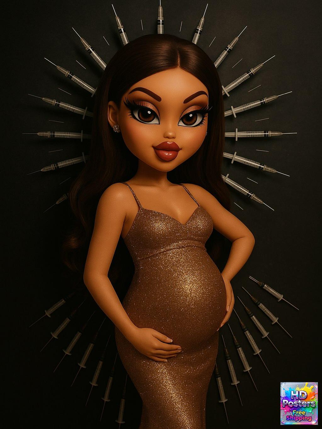 “Bad Bratz Energy” – 4K Y2K Diva Aesthetic Poster (Mulitple Selections)