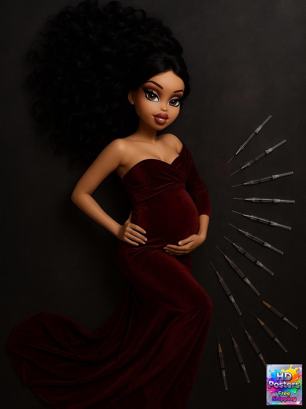 “Bad Bratz Energy” – 4K Y2K Diva Aesthetic Poster (Mulitple Selections)