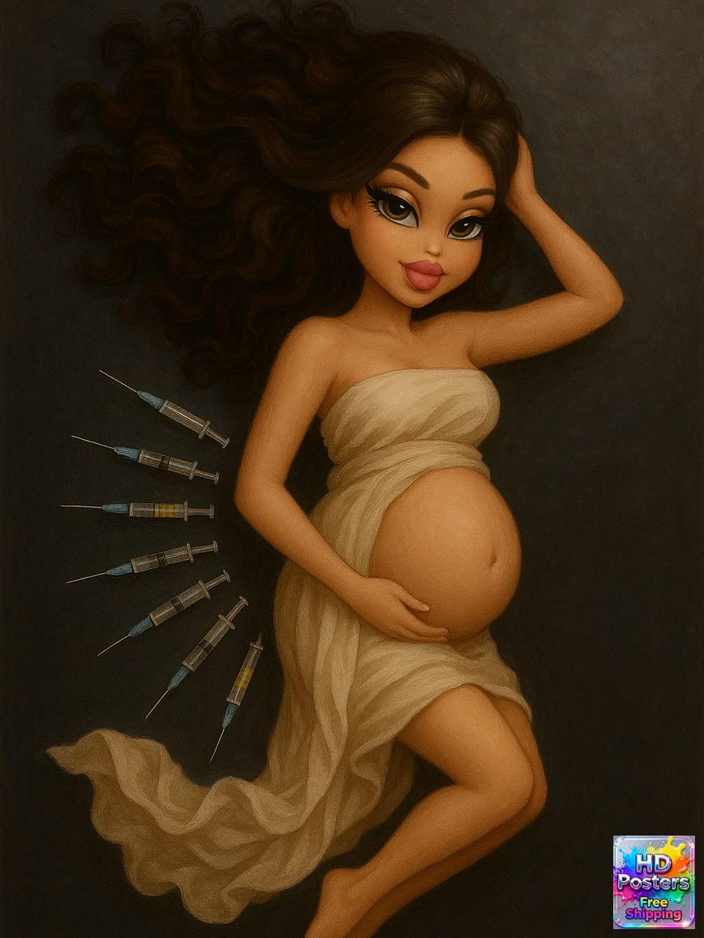 “Bad Bratz Energy” – 4K Y2K Diva Aesthetic Poster (Mulitple Selections)