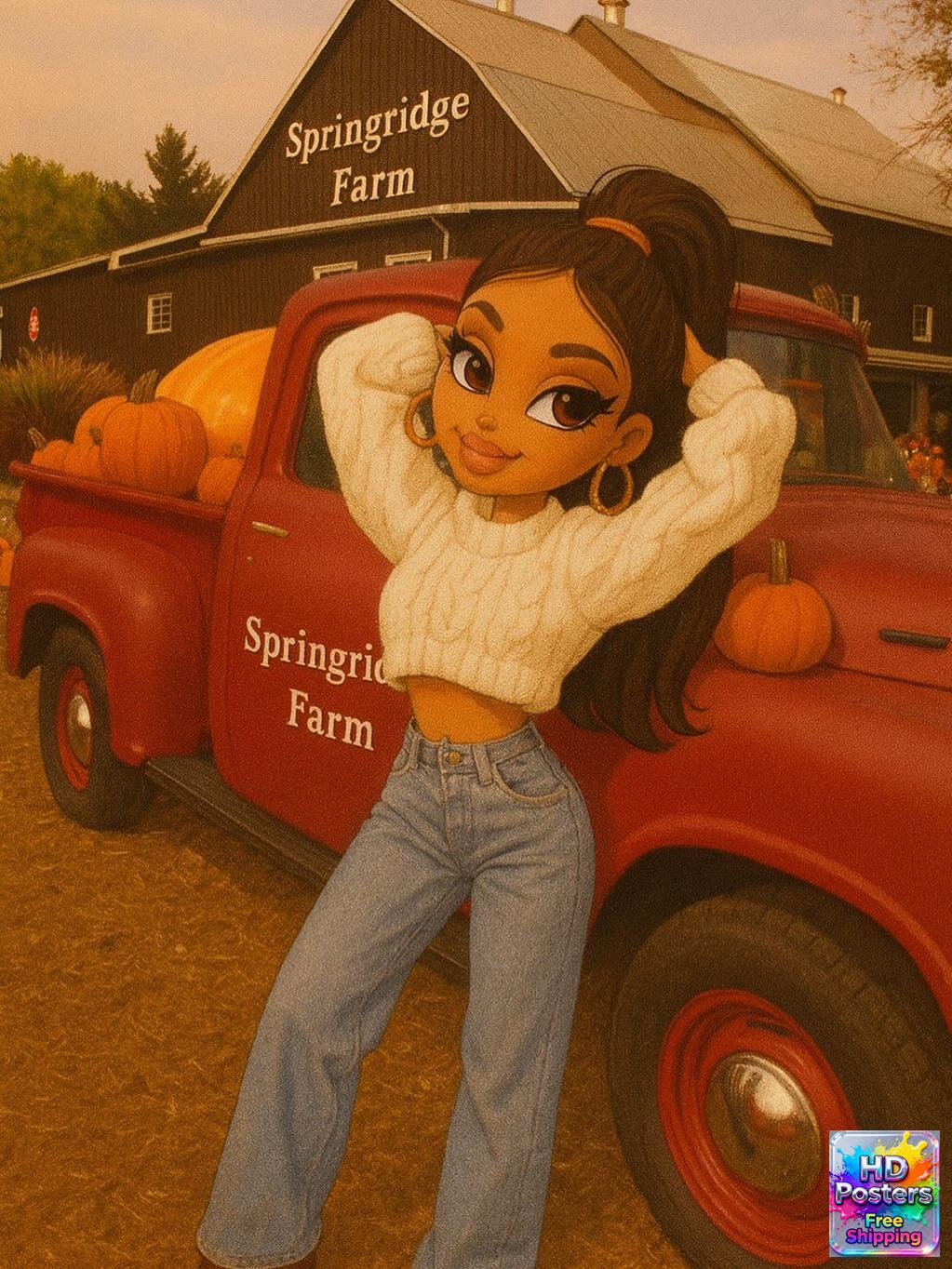 “Bad Bratz Energy” – 4K Y2K Diva Aesthetic Poster (Mulitple Selections)