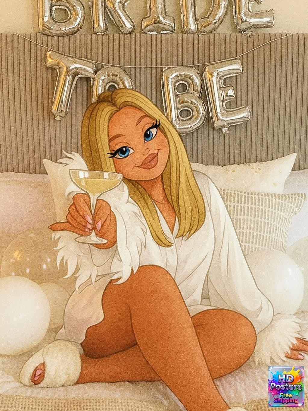 “Bad Bratz Energy” – 4K Y2K Diva Aesthetic Poster (Mulitple Selections)