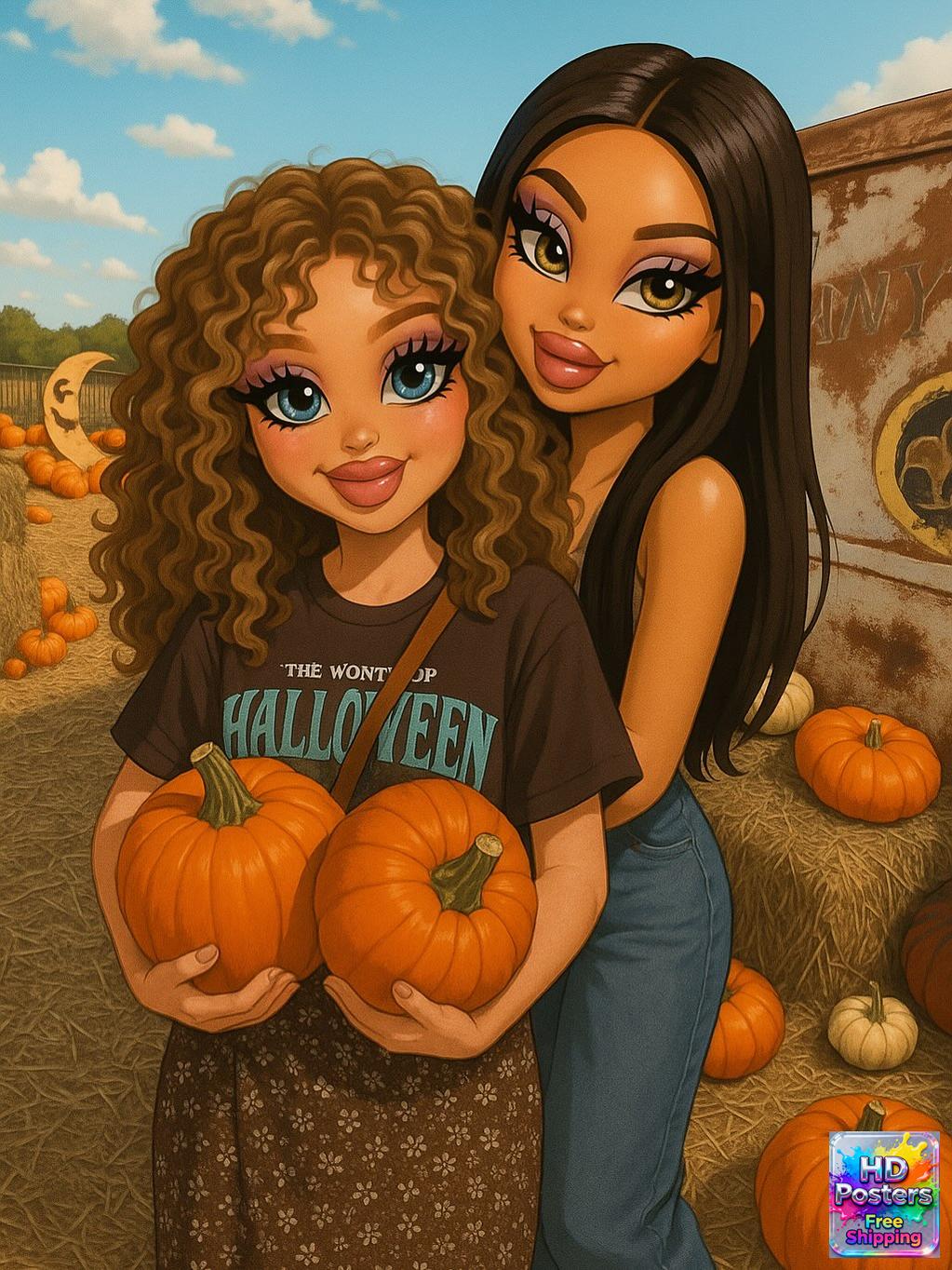 “Bad Bratz Energy” – 4K Y2K Diva Aesthetic Poster (Mulitple Selections)