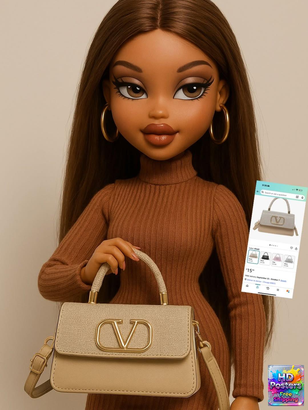 “Bad Bratz Energy” – 4K Y2K Diva Aesthetic Poster (Mulitple Selections)