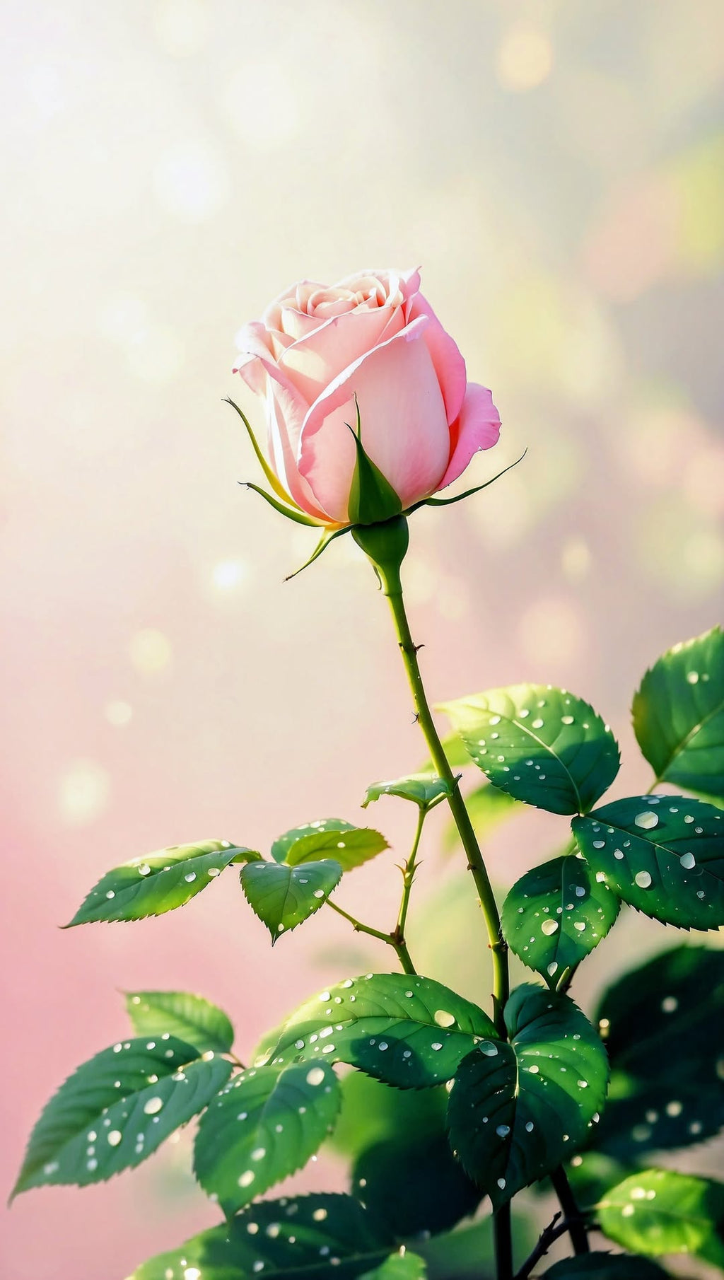 “Bloom in the Light” – 4K Sunrise Flower Field Poster (Mulitple Selections)