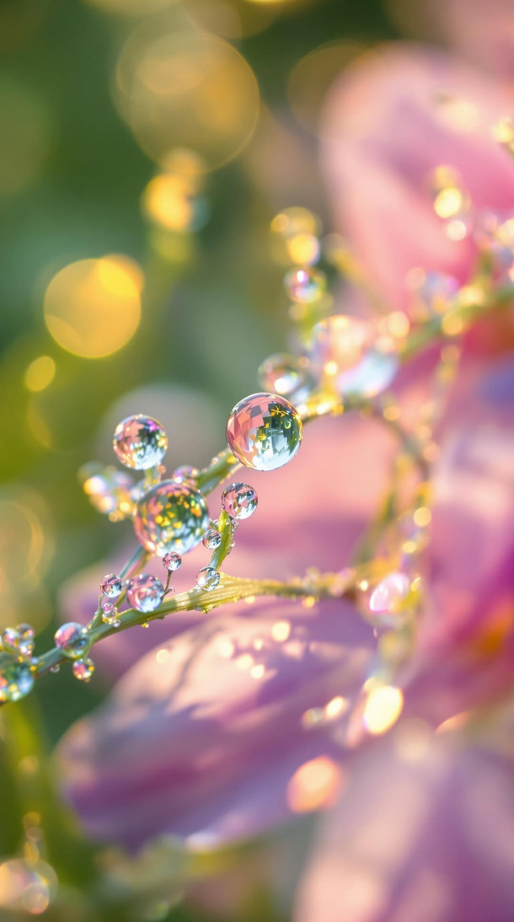 “Bloom in the Light” – 4K Sunrise Flower Field Poster (Mulitple Selections)