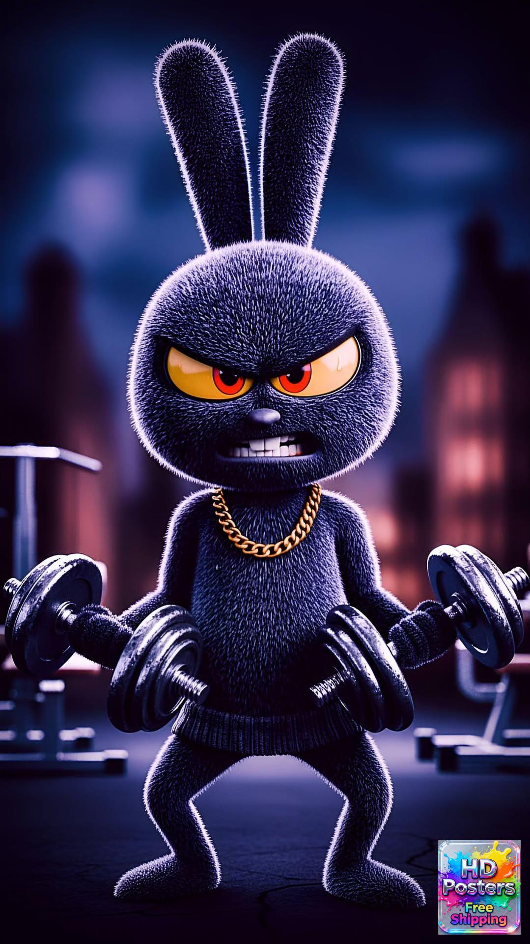 “Bunny Beast Mode” – 4K Gym Grind Edition (Mulitple Selections)