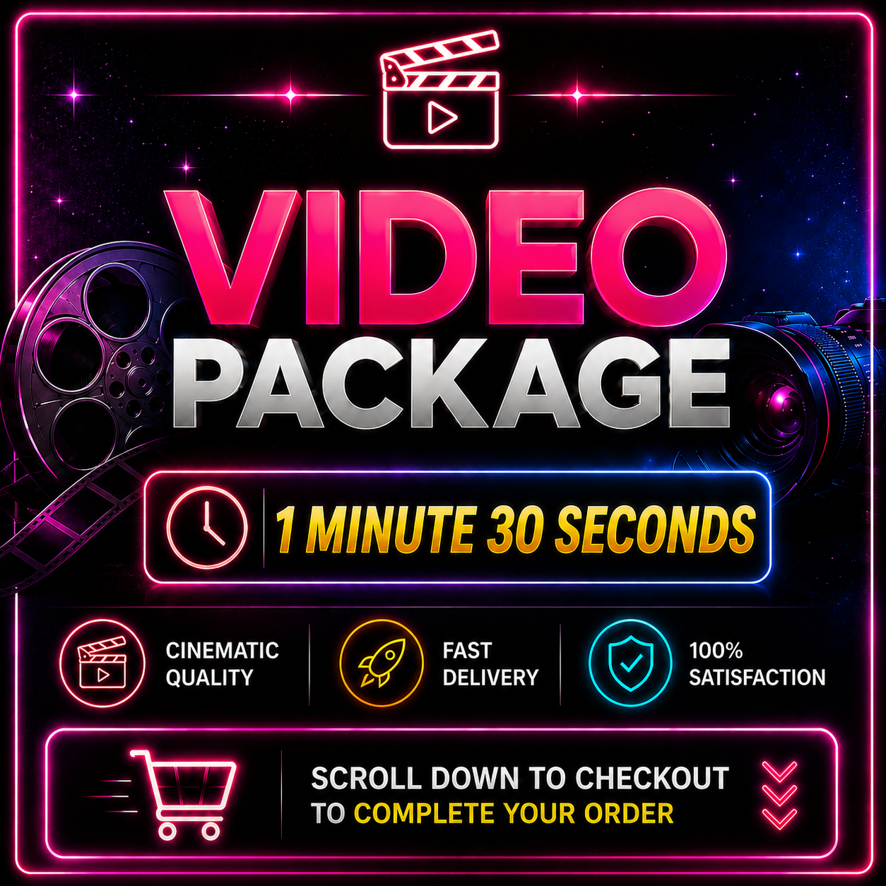 🚀 Blockbuster Package — 1 Min 30 Secs