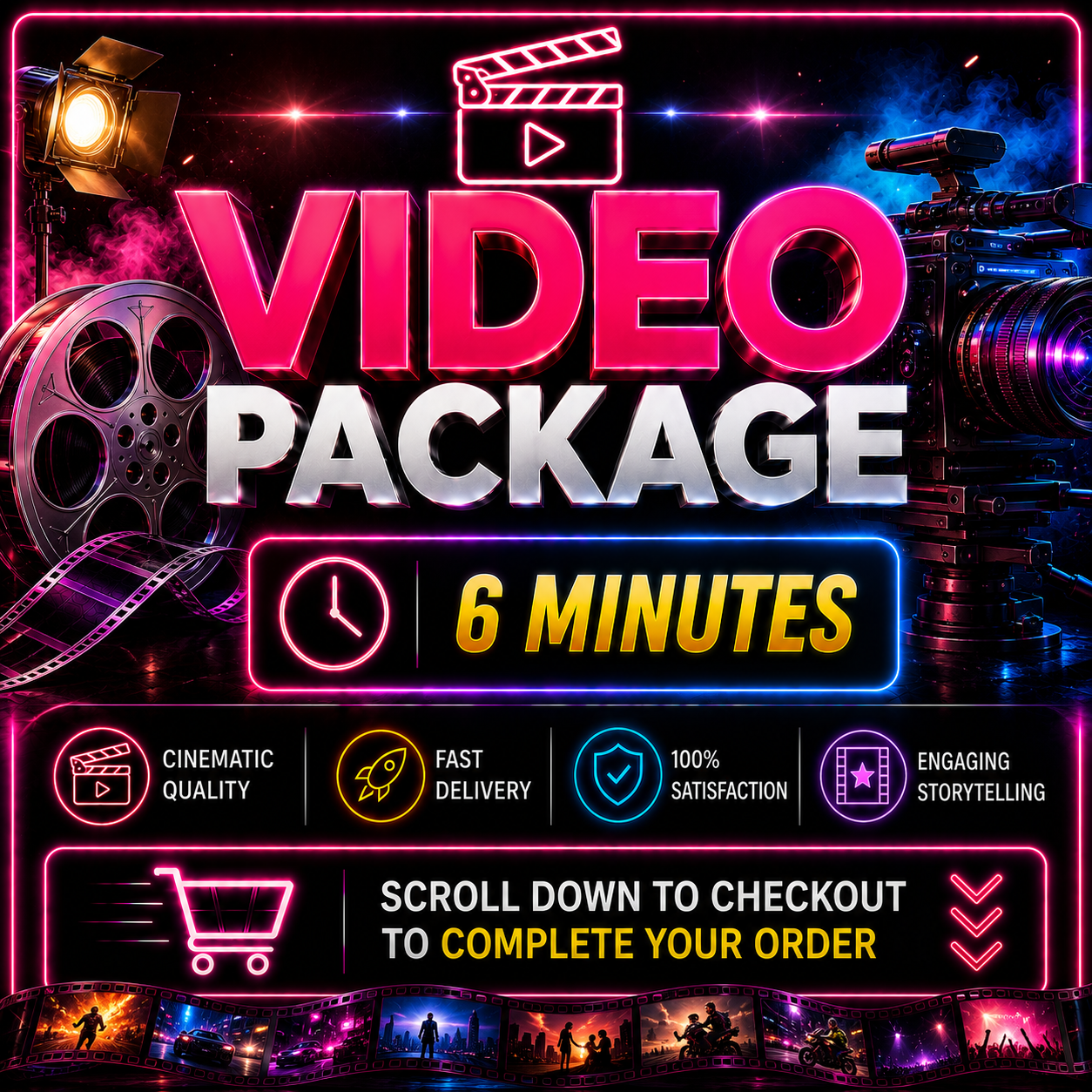 🎥 Feature Creator Package — 6 Minutes