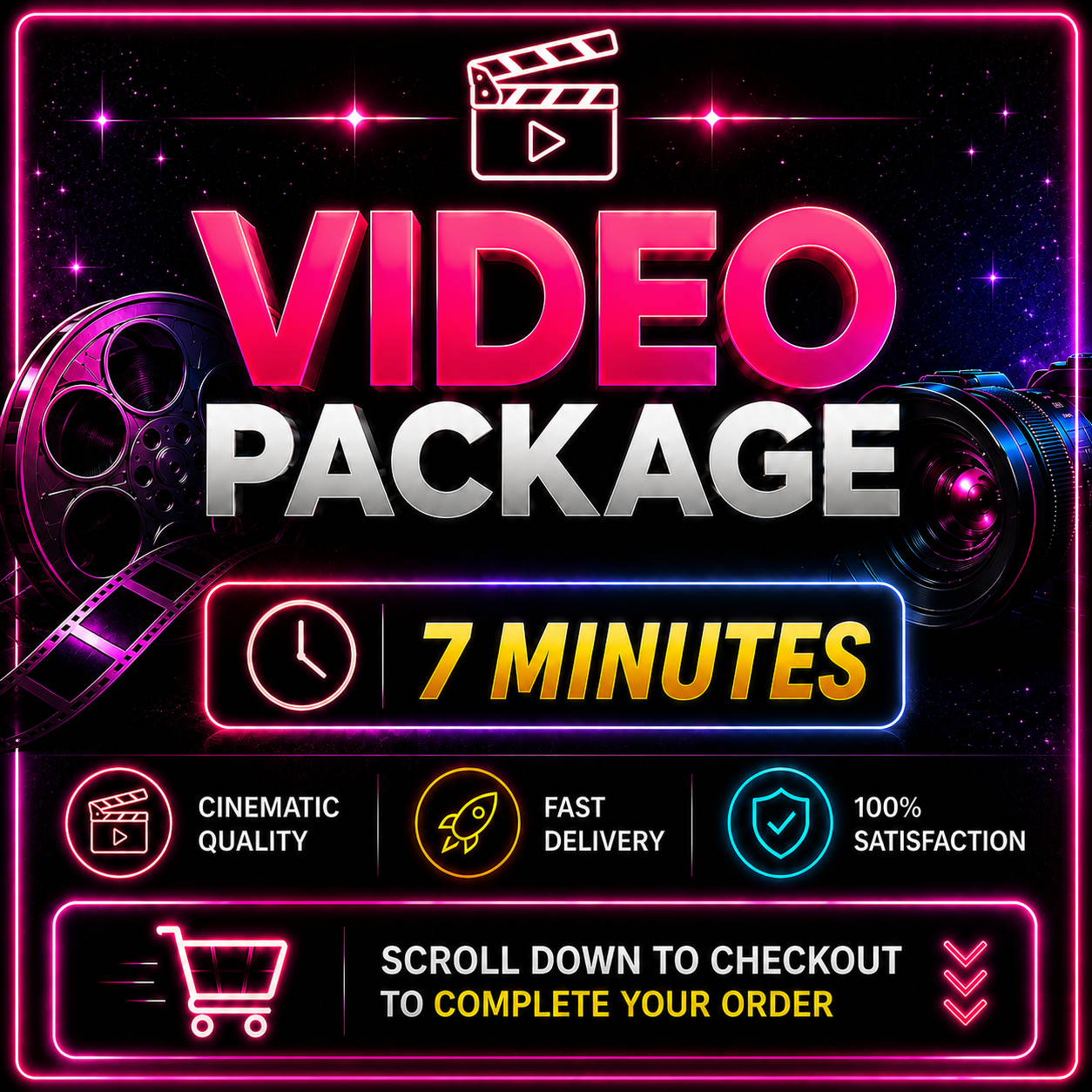 🍿 Cinema Experience Package — 7 Minutes