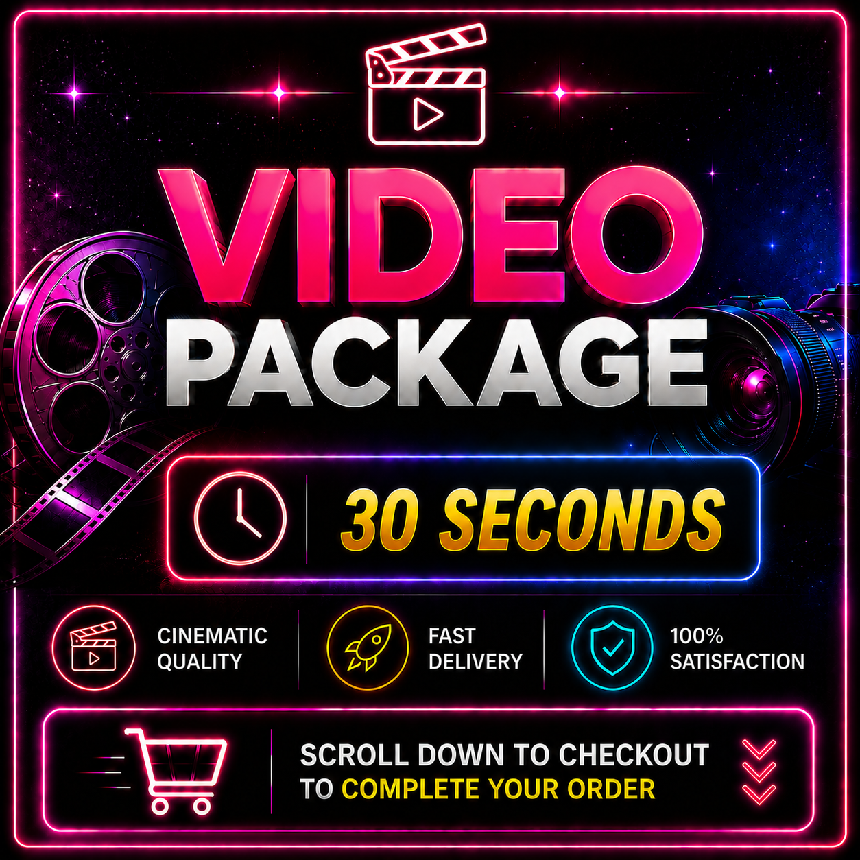 🎬🏆 Full-Length Feature Film Package — 30 Minutes