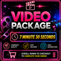 🌟 Hollywood Spotlight Package — 7 Min 30 Sec