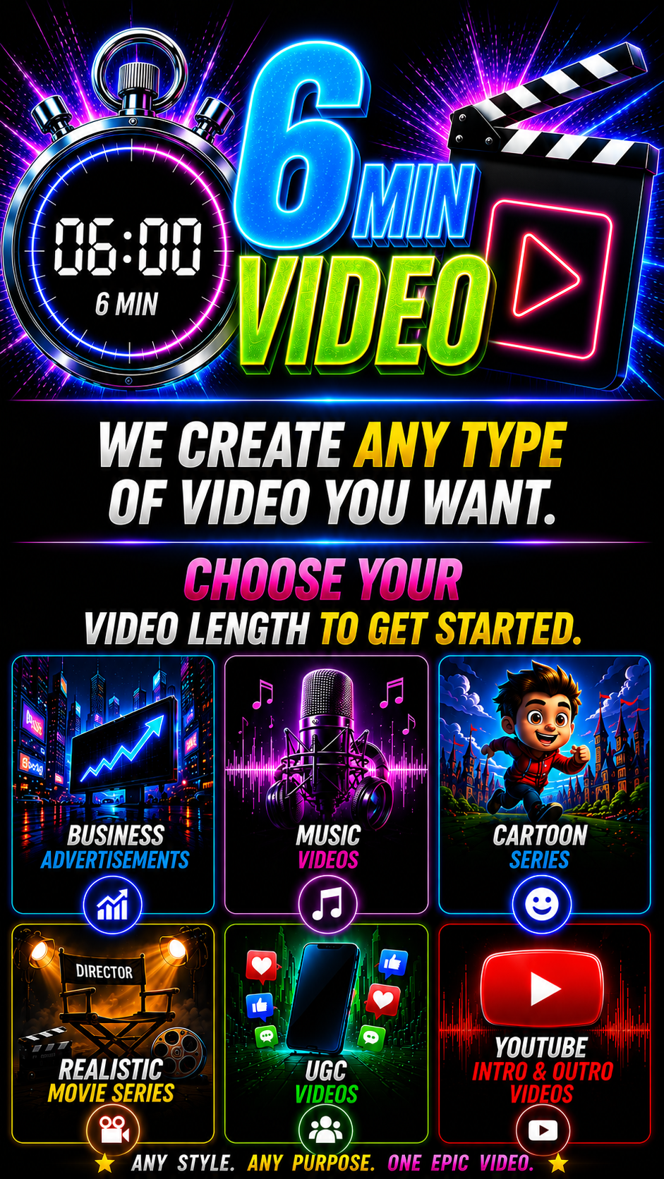 🎥 Feature Creator Package — 6 Minutes