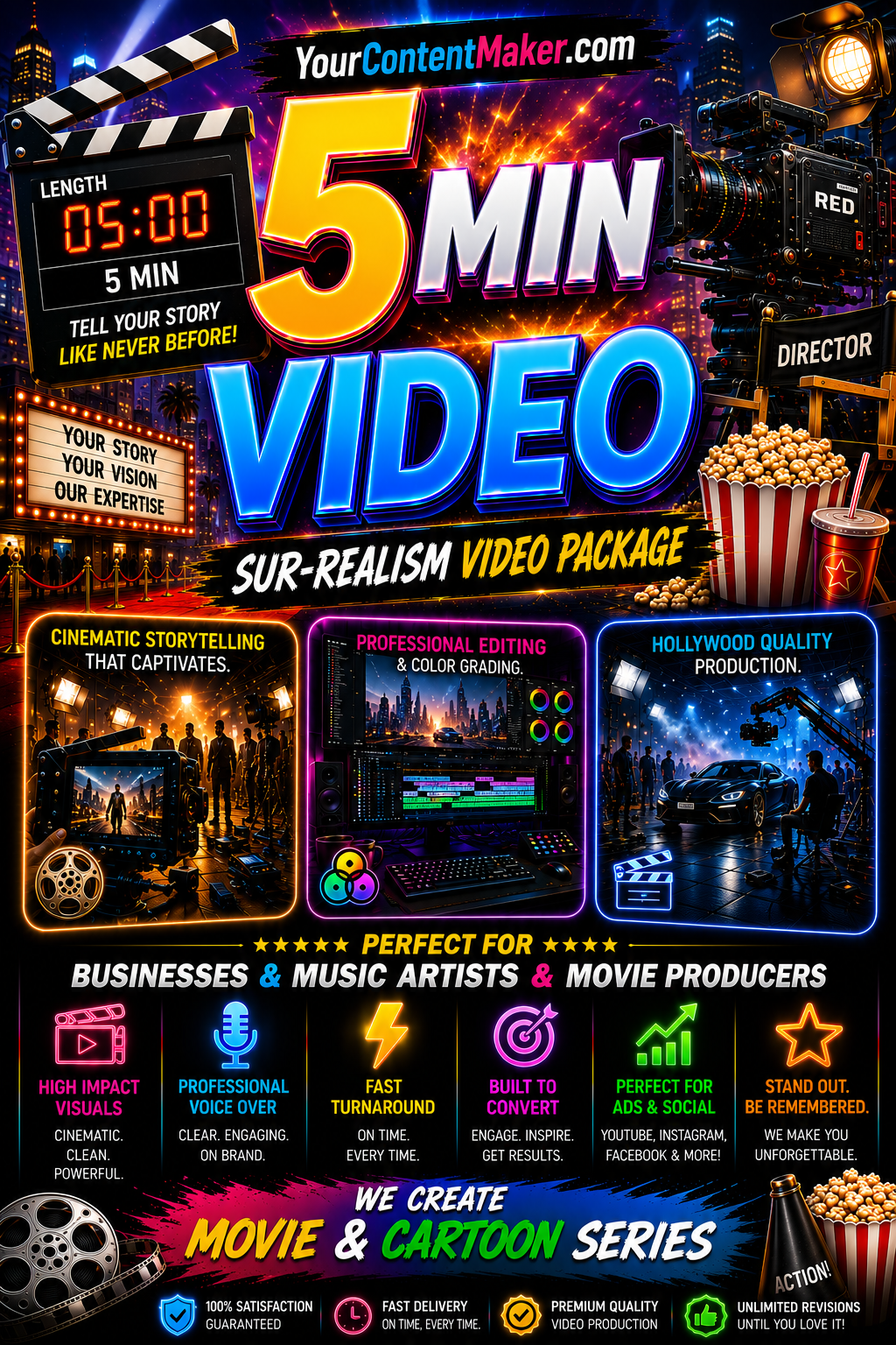 🚀 Surreal Action Package —  5 minutes