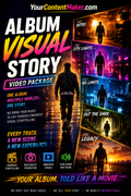 Album Visual Story Video Package