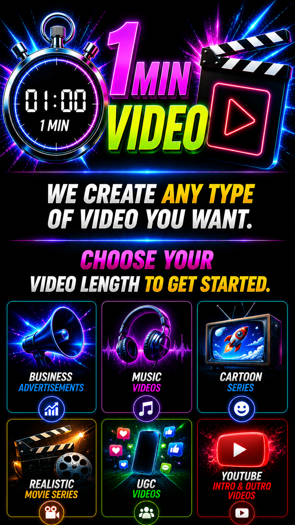 🔥 Viral Cinematic Package — 1 Minute