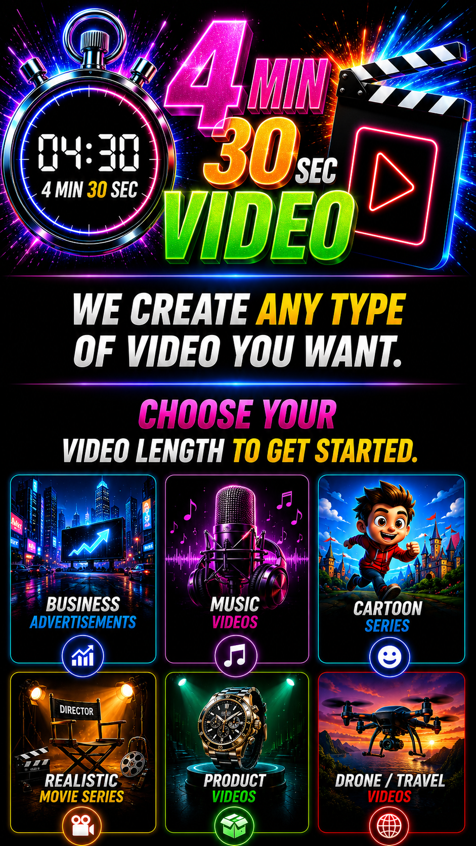🎞 Viral Storytelling Package — 4 Min 30 Secs