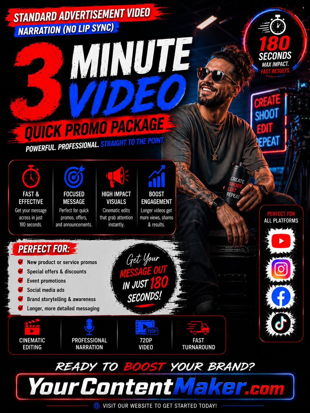 🚨 Premium Engagement Package — 3 Minutes