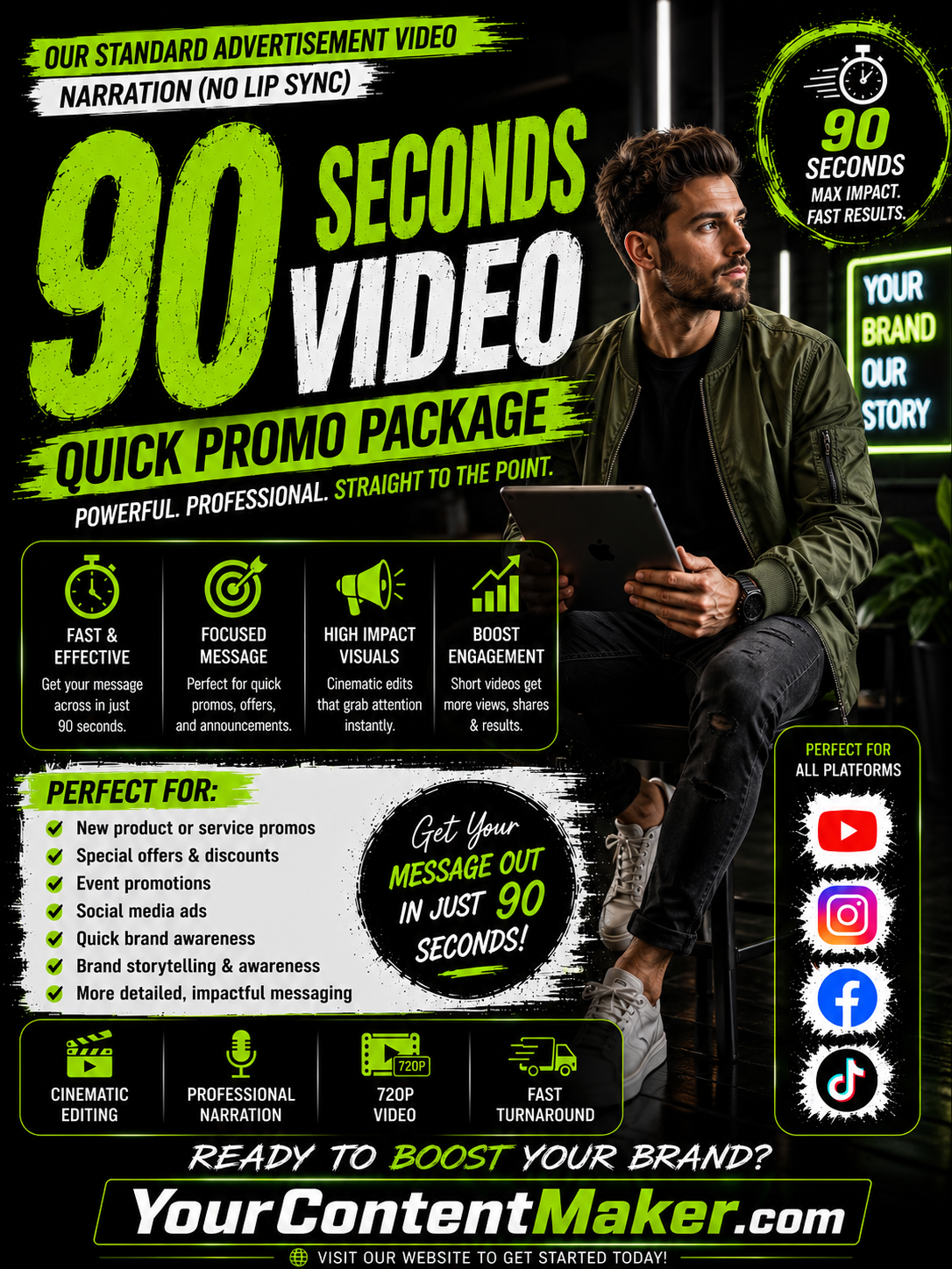 🚀 Social Boost Package — 90 Seconds Video