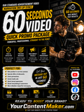 🎬 Quick Promo Package — 60 Seconds Video