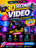 🎤 Voice Over Promo Video — 30 Seconds