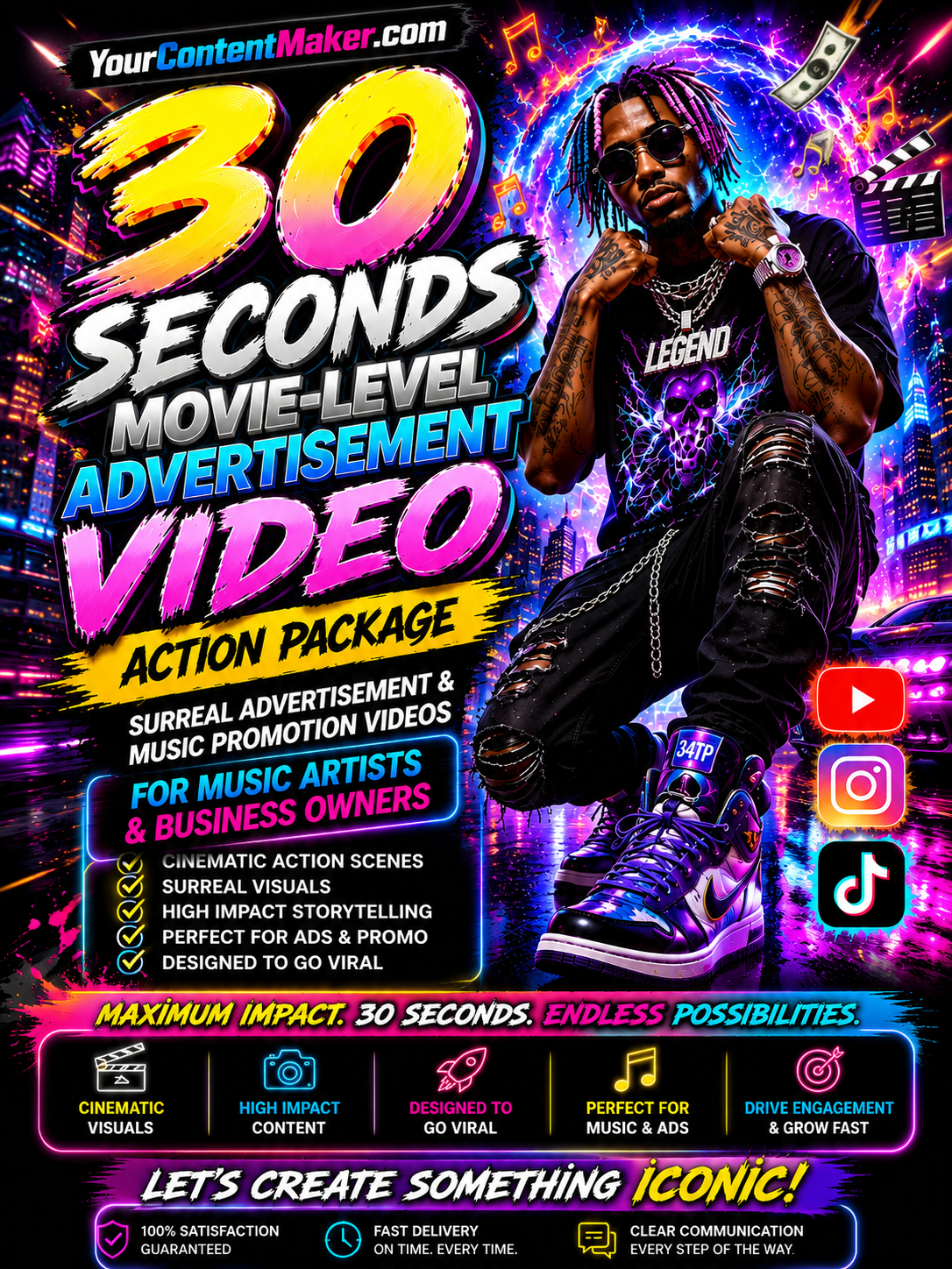 🔥MOST Popular Package — 30 Seconds