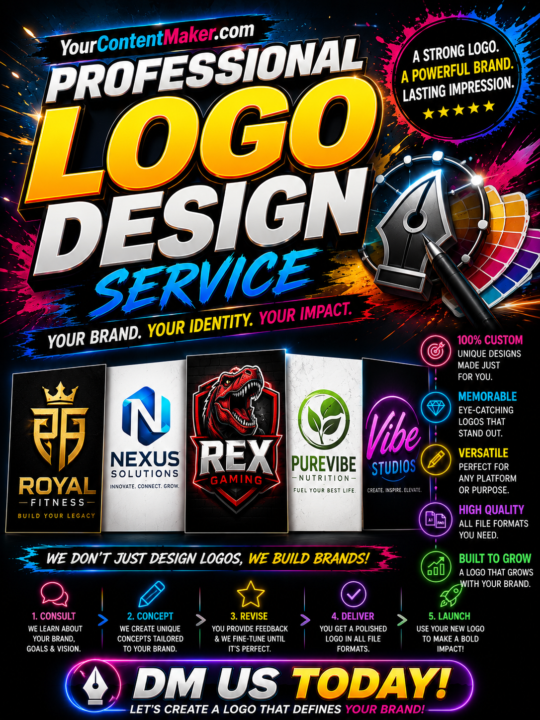 Logo Design Service (Custom HD 1080)