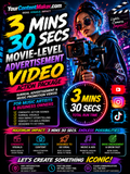 ⚡ Elite Cinematic Package — 3 Min 30 Secs