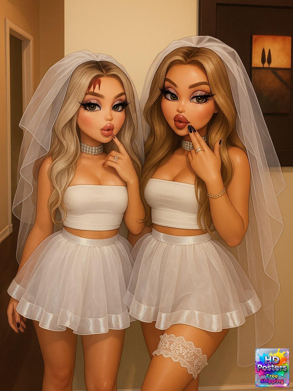 “City Luxe Nights” – 4K Bratz Fashion Diva Poster (Mulitple Selections)