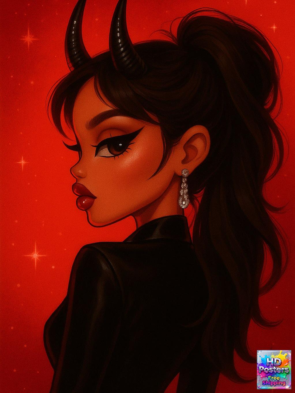 “City Luxe Nights” – 4K Bratz Fashion Diva Poster (Mulitple Selections)