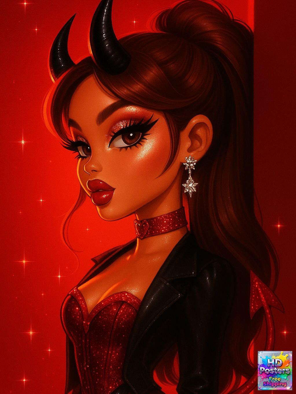 “City Luxe Nights” – 4K Bratz Fashion Diva Poster (Mulitple Selections)