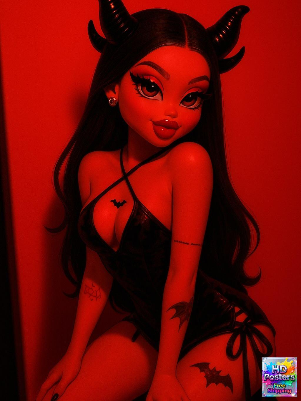 “City Luxe Nights” – 4K Bratz Fashion Diva Poster (Mulitple Selections)