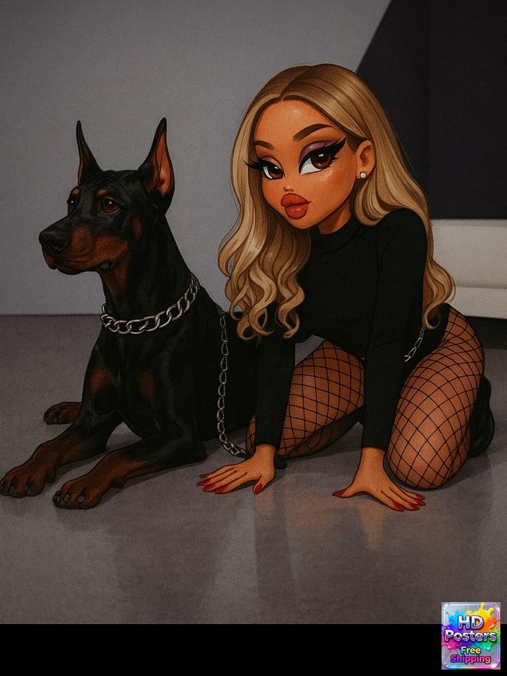 “City Luxe Nights” – 4K Bratz Fashion Diva Poster (Mulitple Selections)