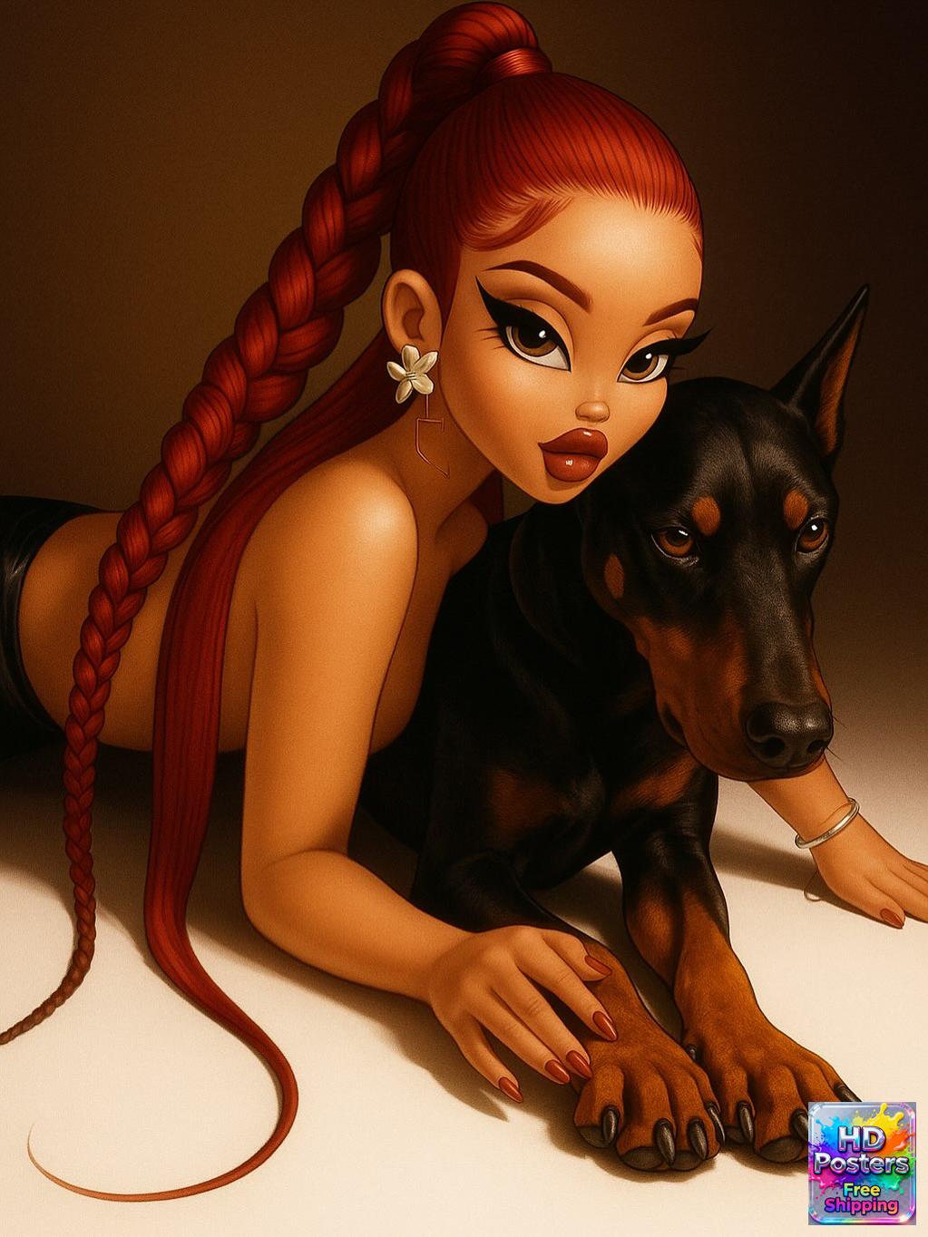 “City Luxe Nights” – 4K Bratz Fashion Diva Poster (Mulitple Selections)