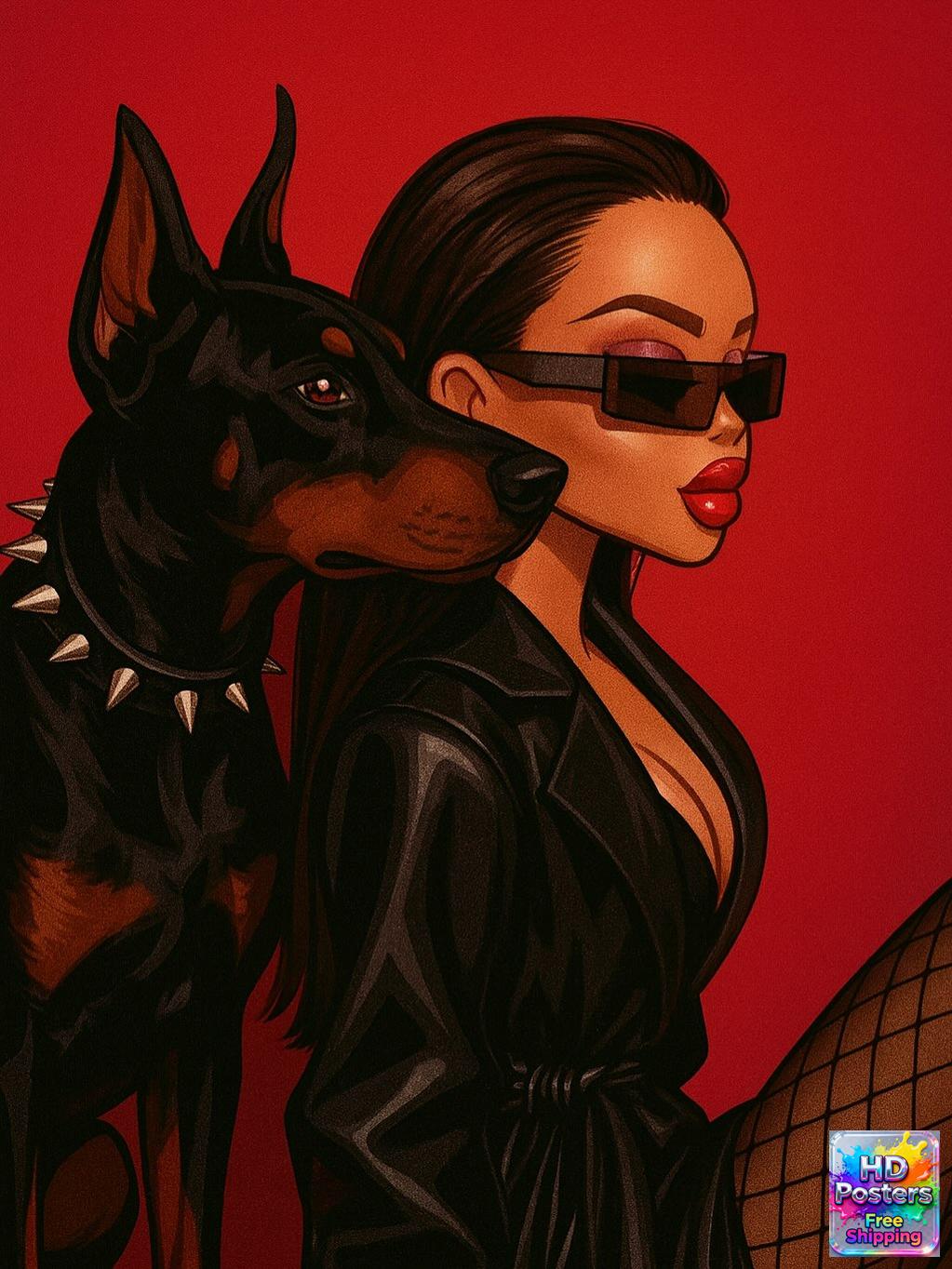 “City Luxe Nights” – 4K Bratz Fashion Diva Poster (Mulitple Selections)