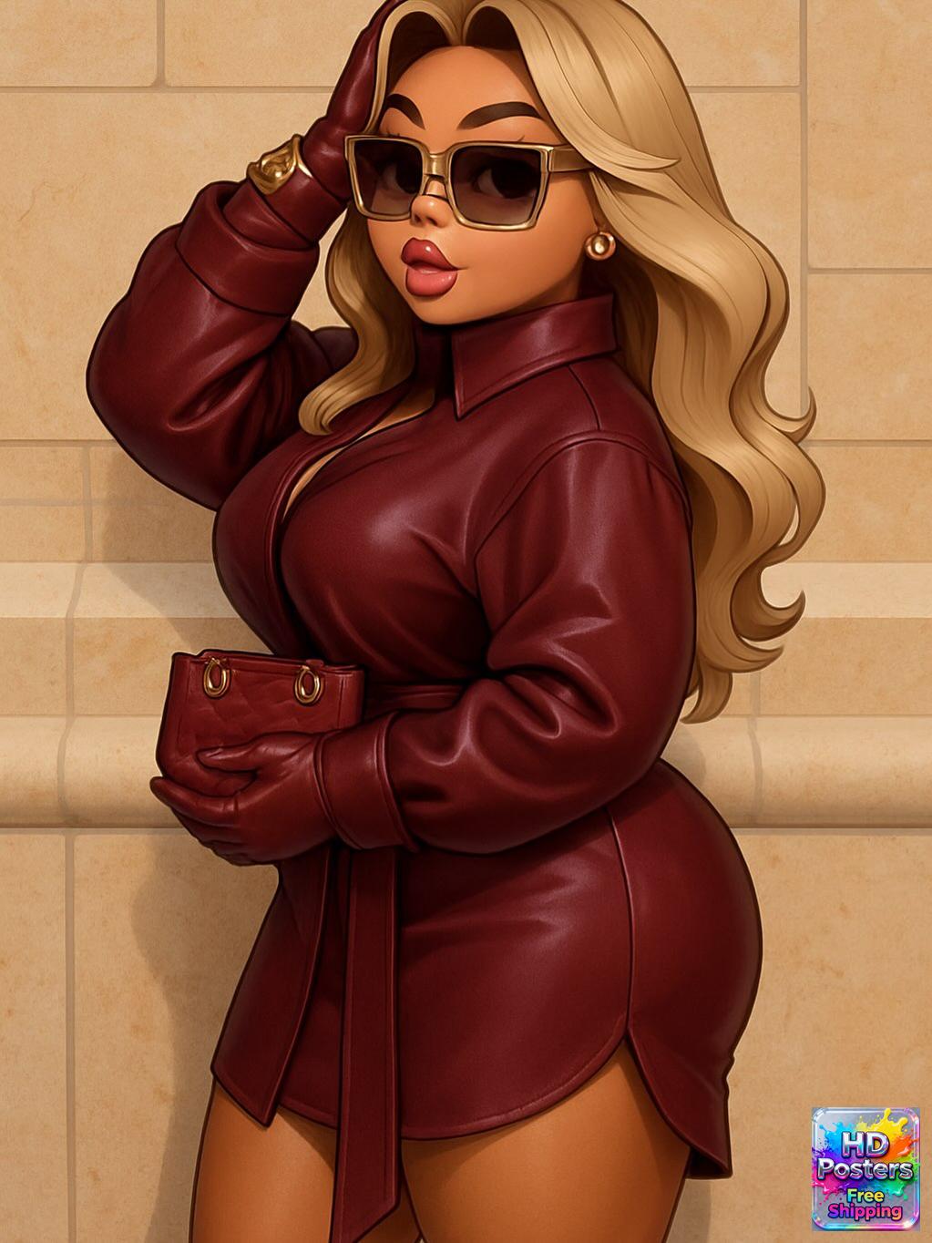 “City Luxe Nights” – 4K Bratz Fashion Diva Poster (Mulitple Selections)