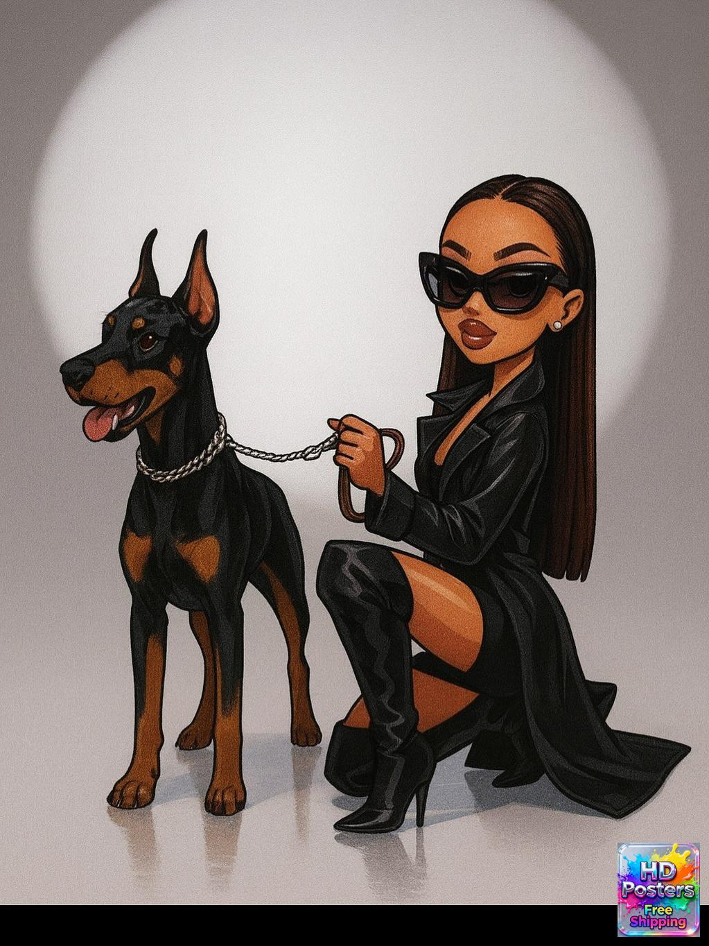 “City Luxe Nights” – 4K Bratz Fashion Diva Poster (Mulitple Selections)