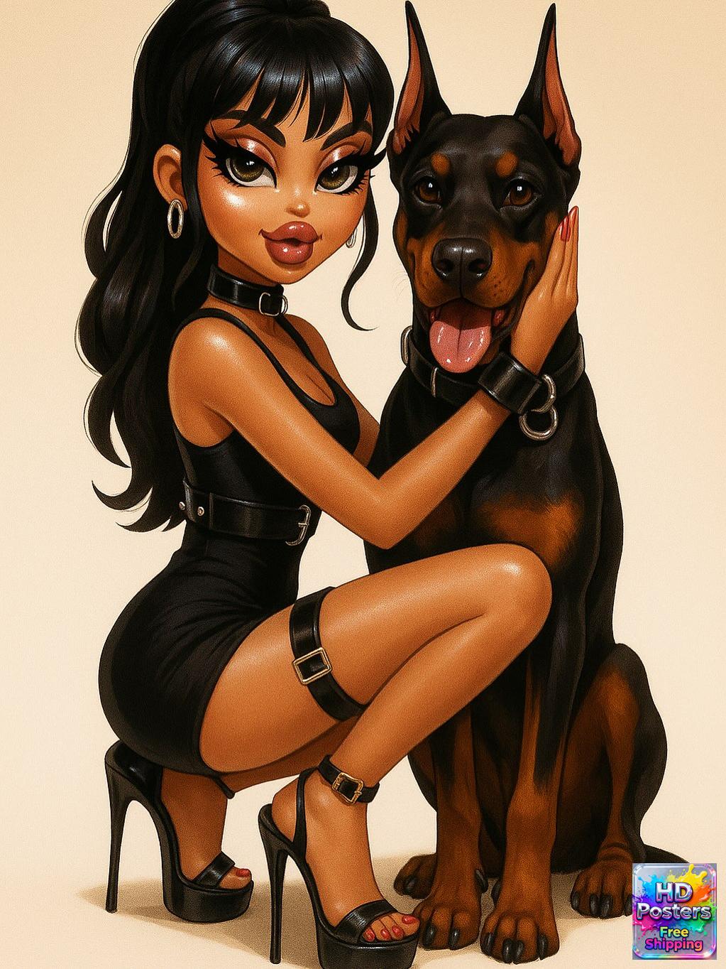 “City Luxe Nights” – 4K Bratz Fashion Diva Poster (Mulitple Selections)