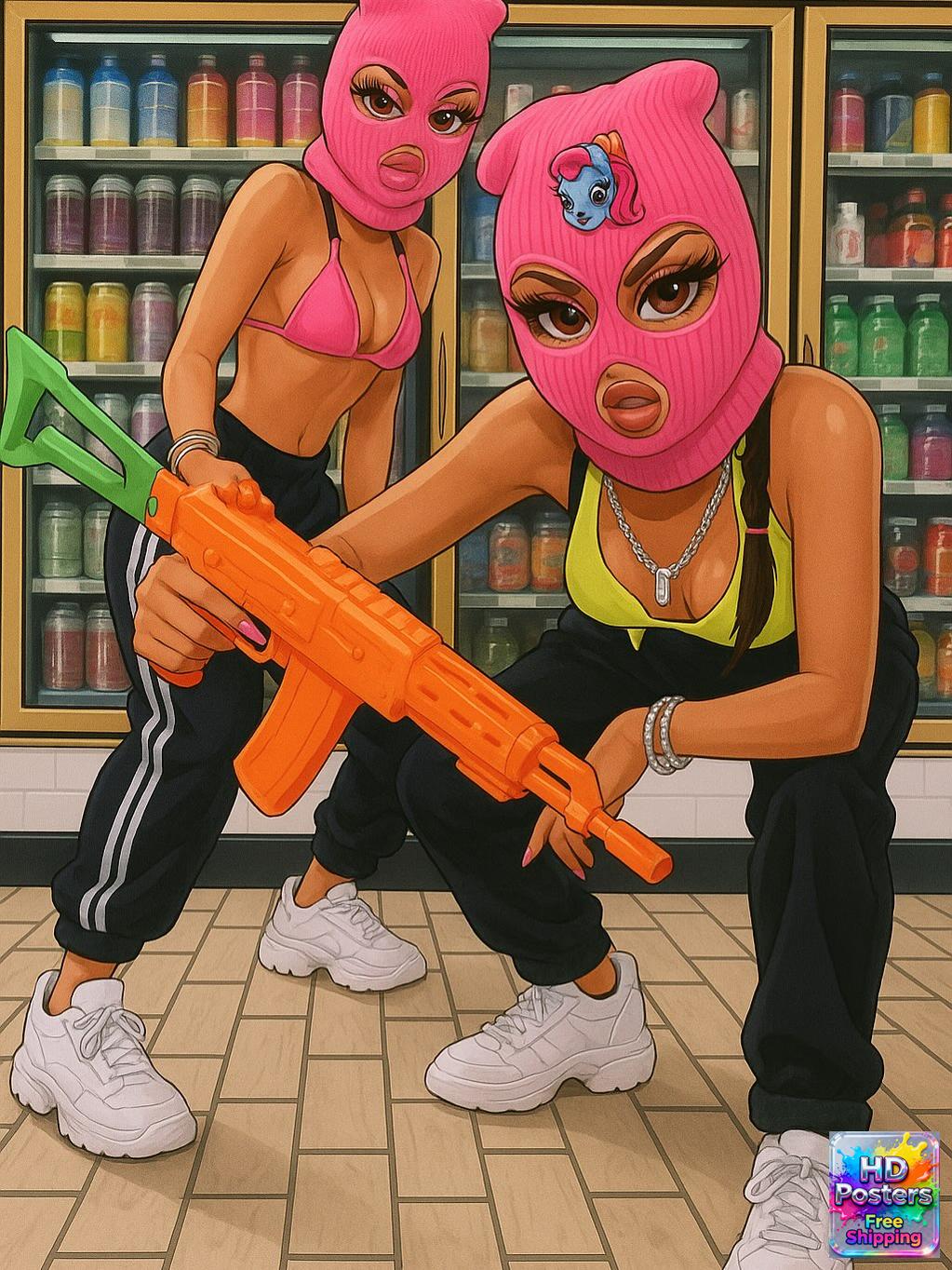 “City Luxe Nights” – 4K Bratz Fashion Diva Poster (Mulitple Selections)