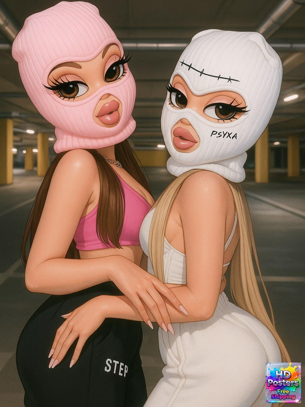 “City Luxe Nights” – 4K Bratz Fashion Diva Poster (Mulitple Selections)